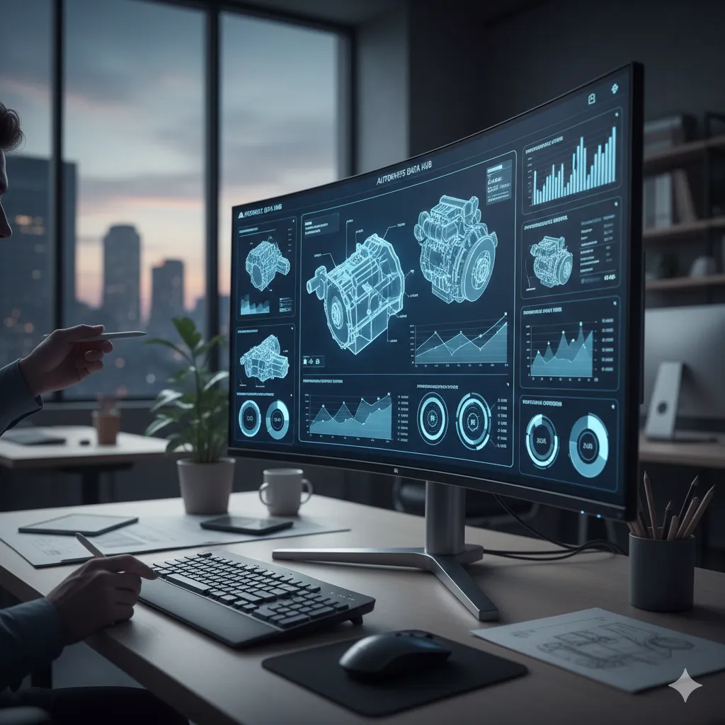 Dashboard de inteligencia de datos automotrices Promotive